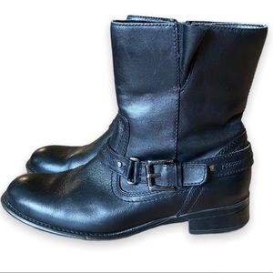 Blondo Black Leather Aquaprotect Ankle Boots